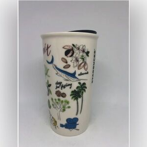 limited edition Starbucks California Travel Tumbler Ceramic Coffee Mug 10 Oz NEW